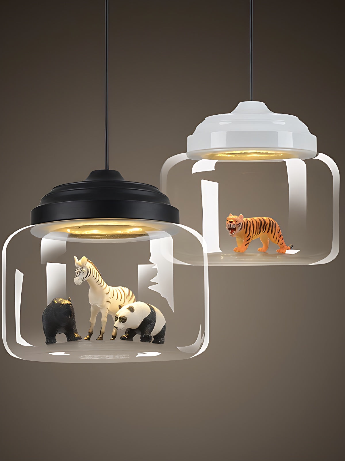 Creative Little Zoo Glass Pendant Light