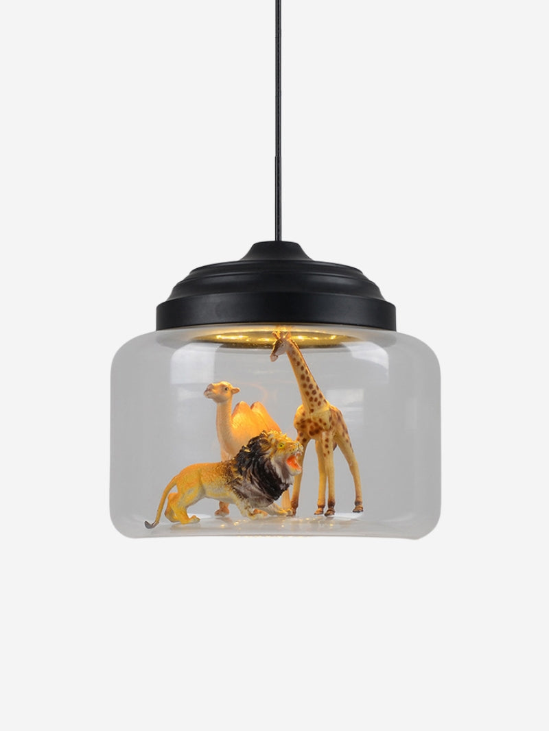 Creative Little Zoo Glass Pendant Light