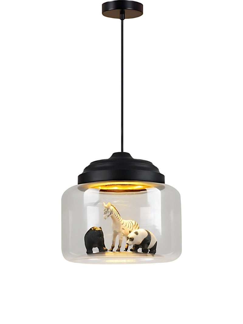 Creative Little Zoo Glass Pendant Light