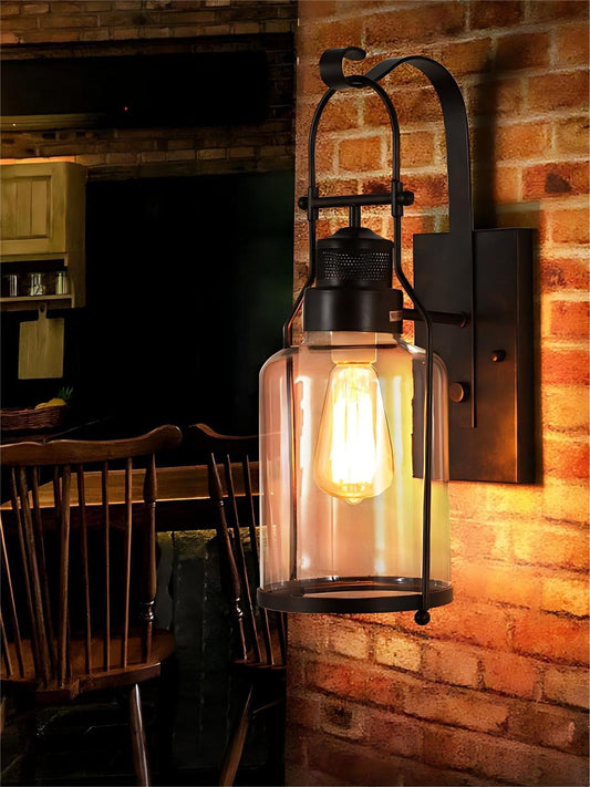American Vintage Outdoor Waterproof Wall Sconce
