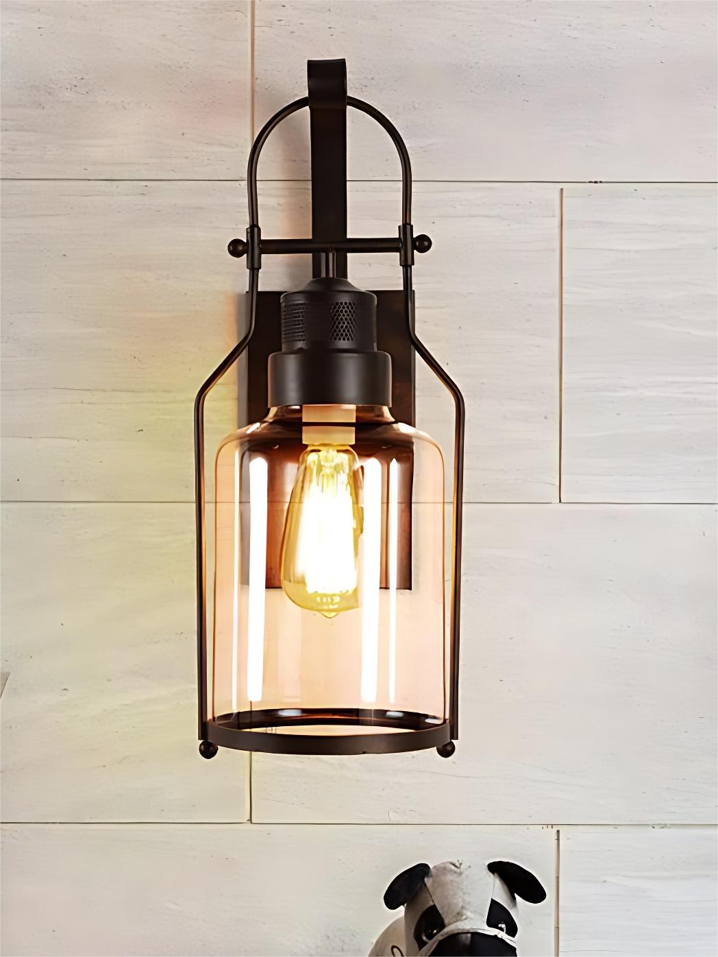 American Vintage Outdoor Waterproof Wall Sconce