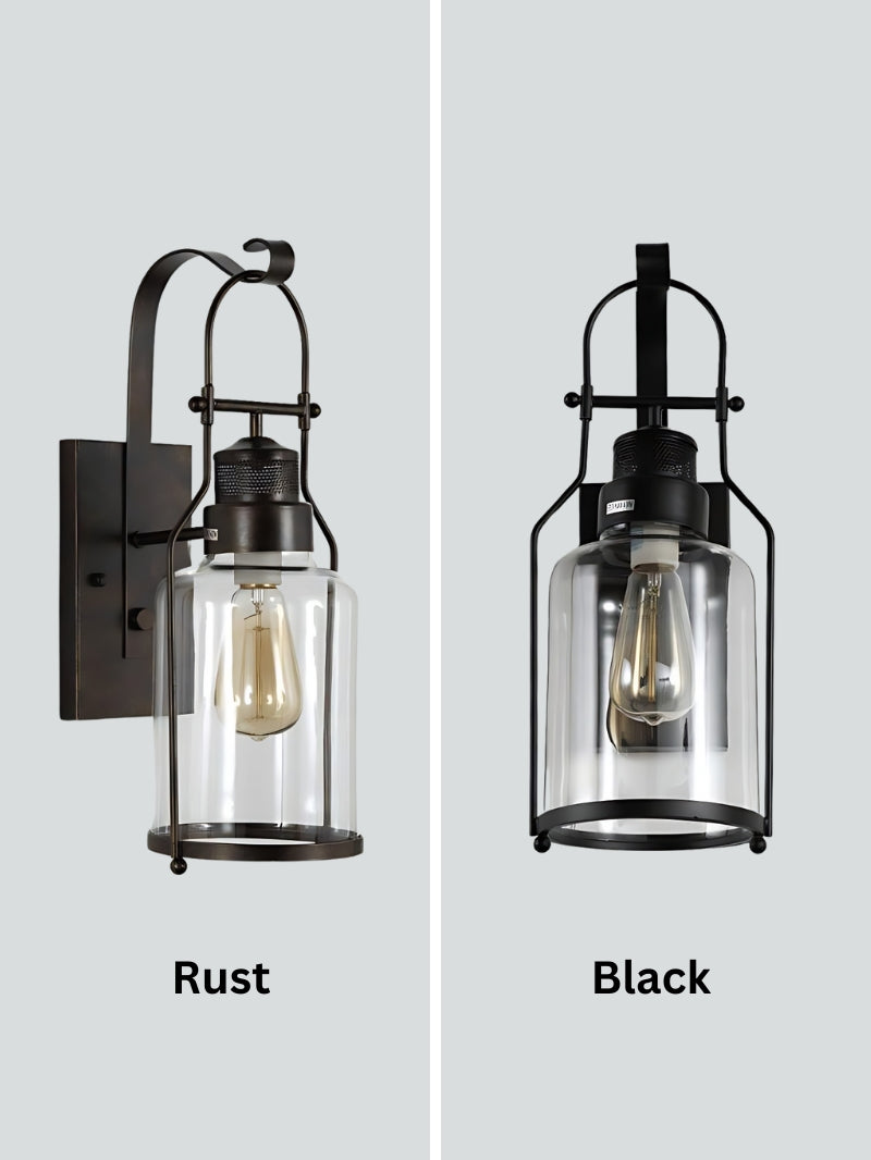 American Vintage Outdoor Waterproof Wall Sconce