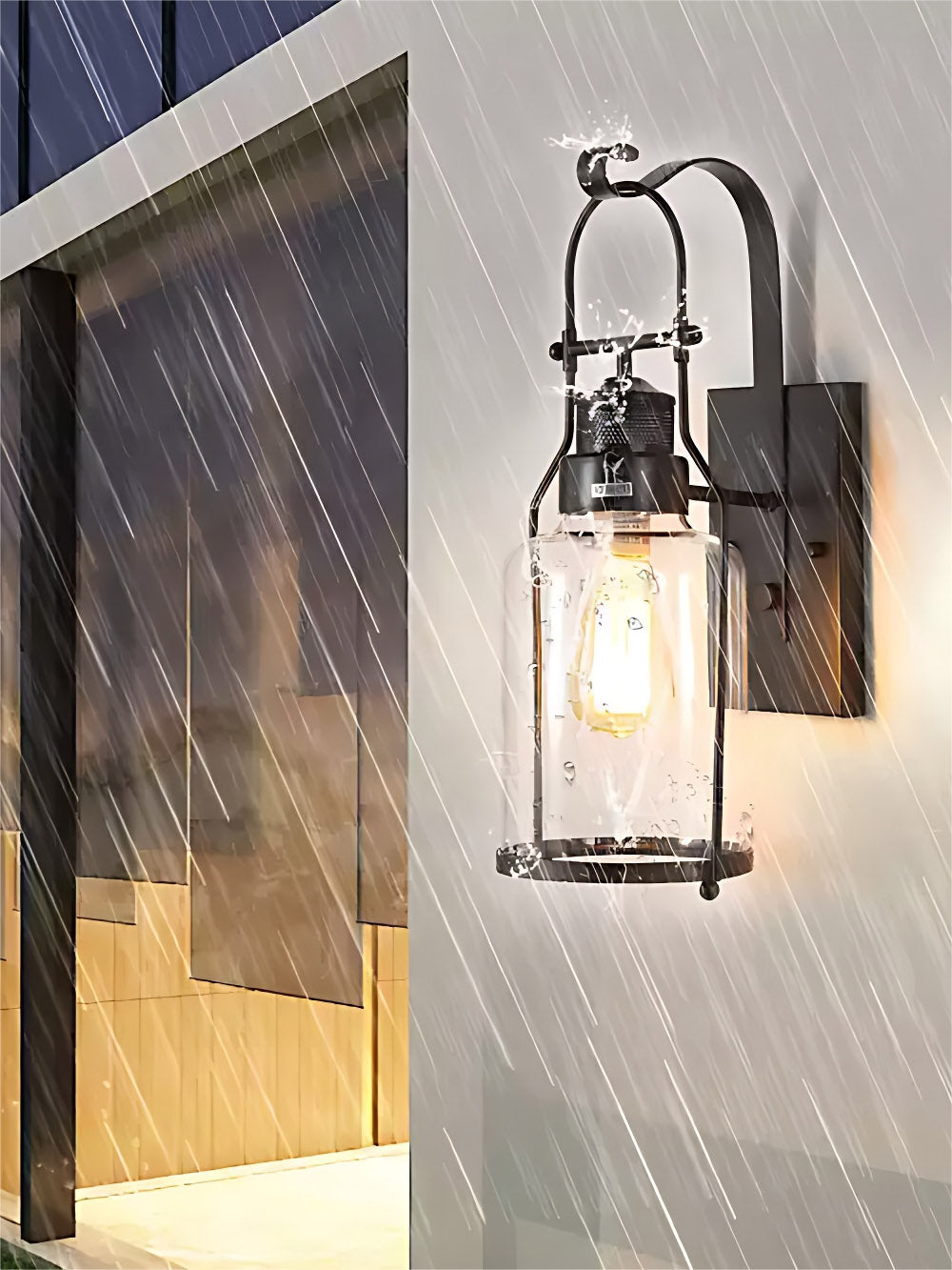 American Vintage Outdoor Waterproof Wall Sconce
