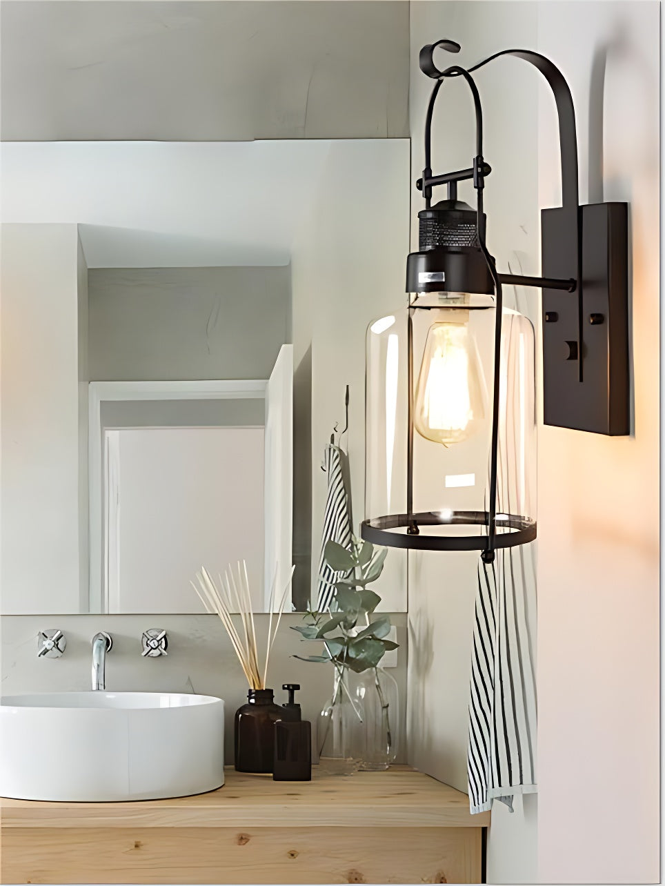 American Vintage Outdoor Waterproof Wall Sconce