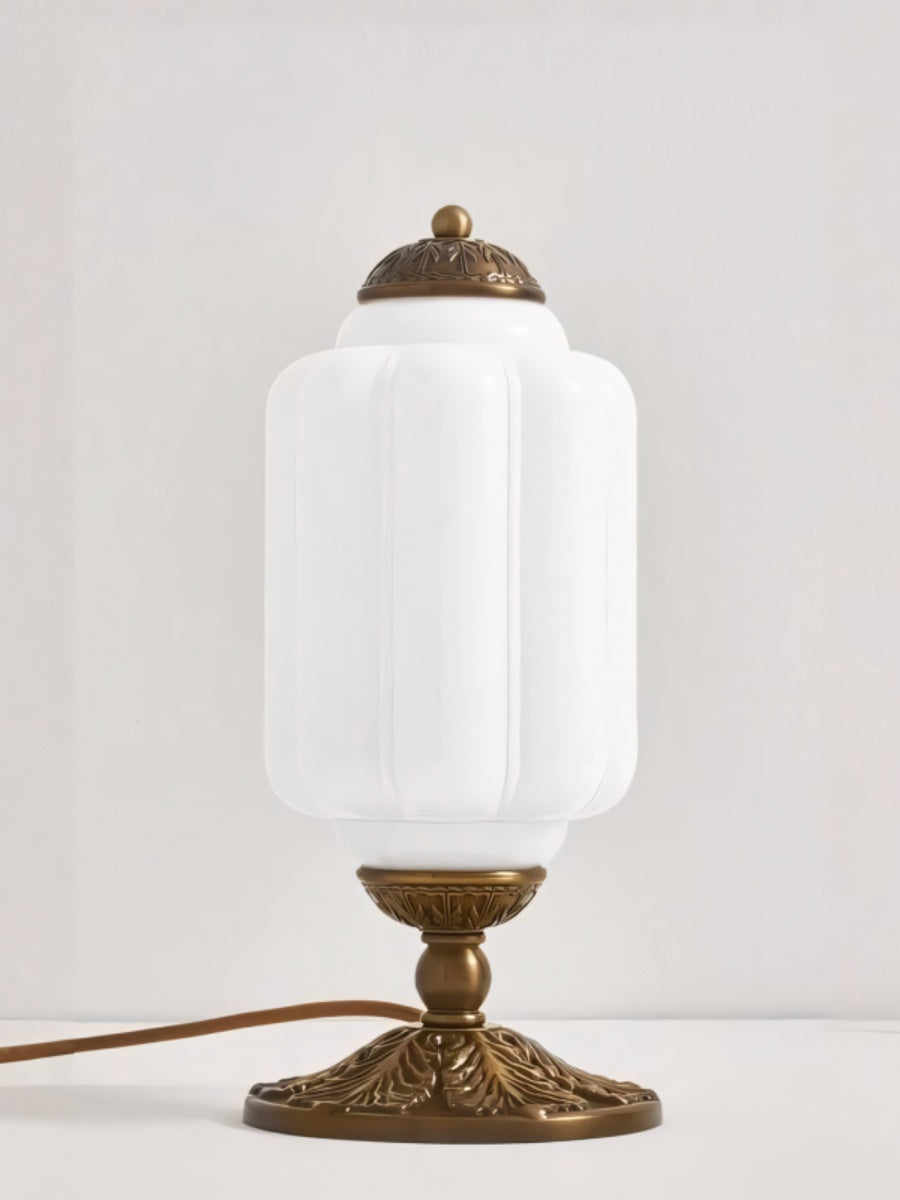 Vintage Glass Led Pumpkin Table Lamp 
